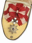 Regno d'Italia
Regno d'Italia
Ordine della Corona d'Italia - Set per Cavaliere di Gran Croce - Pendente in argento dorato con smalti, corredato di s...