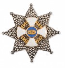 Regno d'Italia
Regno d'Italia
Ordine della Corona d'Italia - Placca per Grand'Ufficiale - Tipo I con smalto azzurro, argento, applicazione in oro e ...