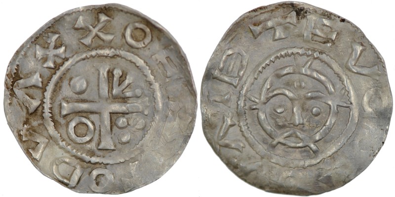 Czech Republic. Bohemia. Boleslav II 967 - 999. AR Denar II (19mm, 1.42g). Pragu...