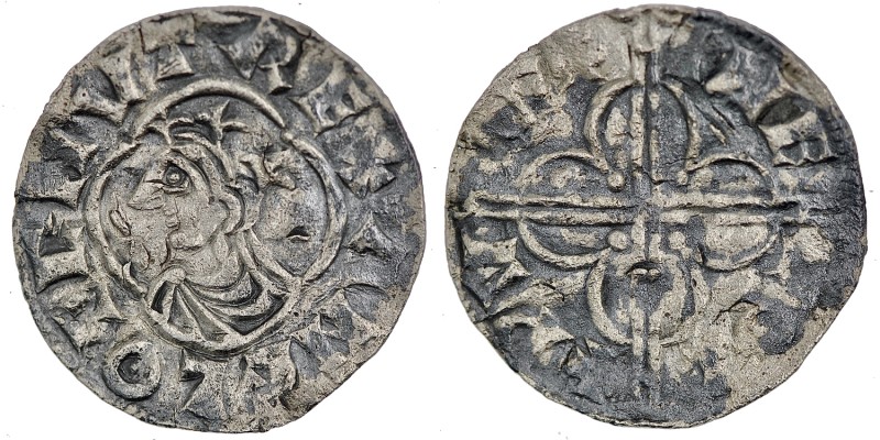 England. Cnut the Great. 1016-1035. AR Penny (17.5mm, 0.81 g, 3h). Quatrefoil ty...