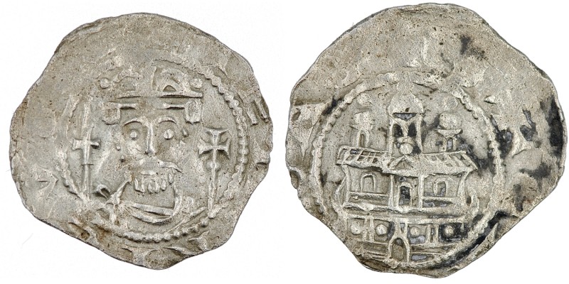 Germany. Archdiocese Cologne. Heinrich IV 1079-1084. AR Denar (18mm, 0.79g). Bop...