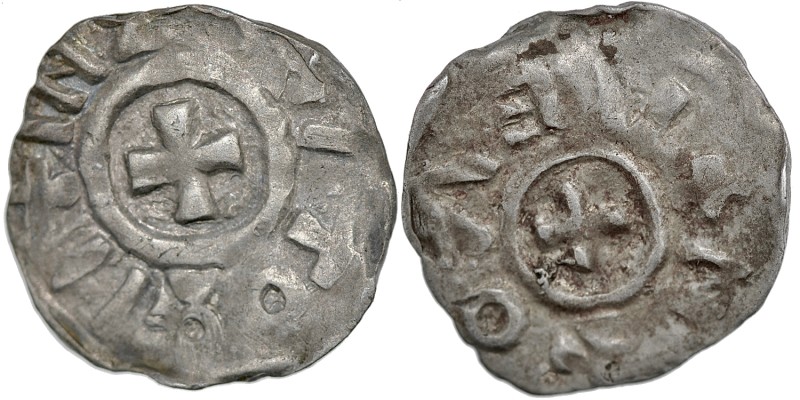 Italy. Verona, Otto I 962-973. AR Denar (14mm, 0.70g). Verona mint. IMPERATOR(?)...