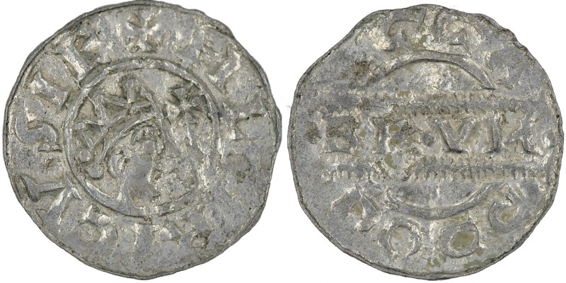 The Netherlands. Friesland. Bruno III 1038-1057. AR Denar (17mm, 0.67g). Dokkum ...