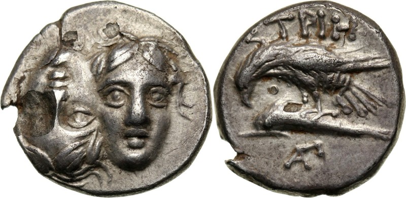 Greece, Moesia, Istros, Drachm 4th century BC Weight&nbsp; g, mm.
 Waga 4,95 g,...