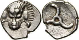 Greece, Lycia, Perikles, 1/3 Stater circa 380-360 BC Silver 2,81 g, 15-16 mm.
 Waga 2,81 g, 15-16 mm. Dość ładnie zachowana.
Reference: SNG Aulock 4...