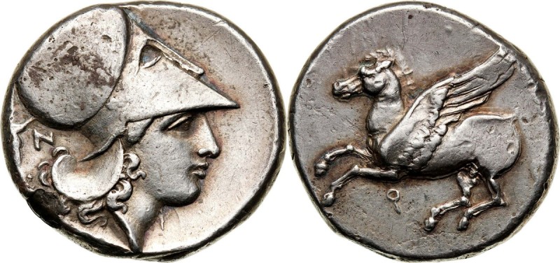 Greece, Corinth, Stater 375-300 BC Weight 8,51 g, 19 mm.
 Waga 8,51 g, 19 mm.
...