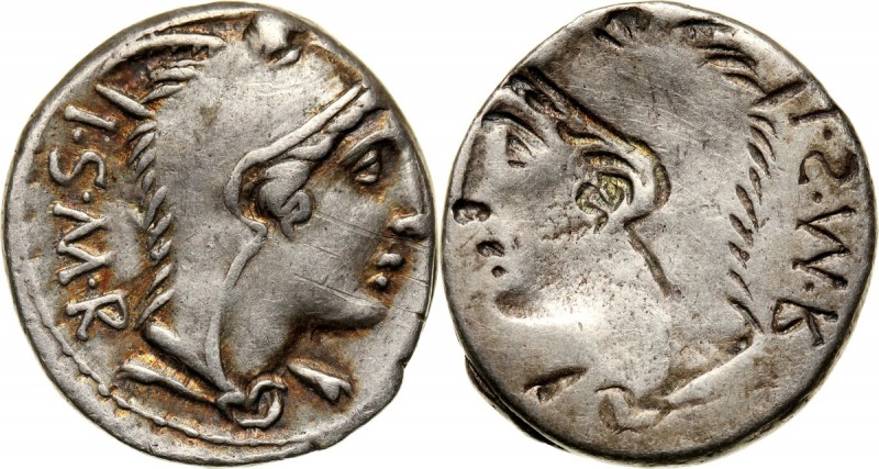 Roman Republic, L. Thorius Balbus, Denar 105 BC, Rome Weight 3,89 g, 19 mm.&nbsp...