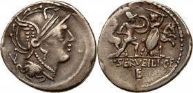 Roman Republic, M. Serveili C. F., Denar 62 BC, Rome Weight 3,78 g, 21 mm. Waga 3,78 g, 21 mm. Reference: Crawford 327/1
Grade: VF/VF+