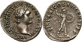 Roman Empire, Domitian 81-96, Denarius, Rome Weight 2,71 g, 18 mm.
Waga 2,71 g, 18 mm.
Reference: RIC 675
Grade: VF+