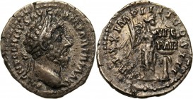 Roman Empire, Marcus Aurelius, Denarius, Rome Weight 2,88 g, 19 mm.
Waga 2,88 g, 19 mm.
Reference: RIC 163
Grade: VF+