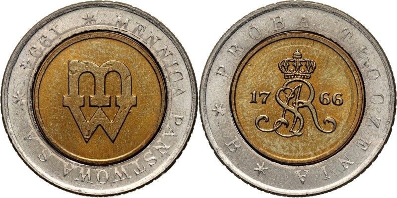 III RP, 5 złotych 1994, Warszawa, Próba tłoczenia Reference: Parchimowicz nie no...