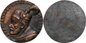 Stefan Batory 1533-1586, jednostronny odlew medalu Cynk miedziowany, waga 14,07 g, średnica 37 mm. Bardzo staranne wykonanie.

Grade: AU 

Polish ...