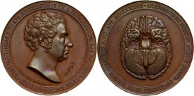 XIX wiek, Toruń, medal z 1828 roku, Samuel Thomas von Sömmering Autorstwa Loosa. Brąz, waga 73,72 g, średnica 50 mm. Samuel Thomas von Sömmering był u...