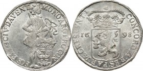 Netherlands, Deventer, Zilveren Dukaat 1698 Silver 28,13 g.
 Srebro 28,13 g. Reference: Davenport 4917, Delmonte 991 (R1)
Grade: XF+ 

Netherlands