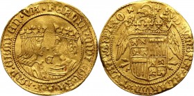 Netherlands, Kampen, Ferdinand and Isabella, 2 Ducats ND (1590-1593) Gold 6,83 g. Złoto 6,83 g. Reference: Friedberg 149
Grade: VF+ 

Netherlands