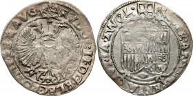 Netherlands, Zwolle, 6 Stuivers (1601), with title of Rudolf II Ładnie zachowane. Reference: KM #15
Grade: XF+ 

Netherlands
