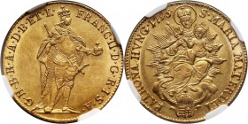 Hungary, Franz II, Ducat 1795, Kremnitz Złoto. Bardzo ładny egzemplarz.
Reference: Friedberg 209
Grade: NGC MS60 

Hungary