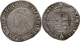 England, Elizabeth I 1558-1603, Shilling, London Scratches.
Ryski w tle.

Grade: VF 

Great Britain