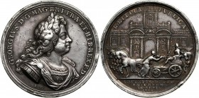 Great Britain, George I, silver medal from 1714, Entry into London Engraved by J. Croker. Silver. Weight 48,05 g. Diameter 48 mm.
 Autorstwa&nbsp;J. ...