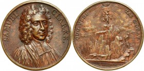 Great Britain, Samuel Clarke (1675-1729), bronze medal from 18th century Engraved by Jean Dassier. Bronze. Weight 24,67 g. Diameter 41 mm.
 Autorstwa...