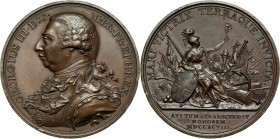 Great Britain, George III, bronze medal from 1798, British Victories Engraved by C.H. Küchler. Weight 50,13 g. Diameter 48 mm.
 Autorstwa&nbsp;C.H. K...