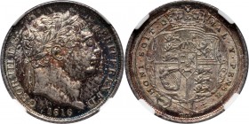 Great Britain, George III, 6 pence 1816 nice toning. Pięknie zachowany egzemplarz, ładna patyna. Reference: Seaby 3791
Grade: NGC MS66 

Great Brit...