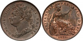 Great Britain, George IV, Farthing 1821, London Beautiful coin.
Piękny egzemplarz.
Reference: Seaby 3822
Grade: UNC

Great Britain
