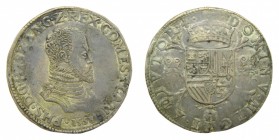 Felipe II (1556-1598). 1558. Brujas. 1 Escudo Felipe. (Dav. 8645)(Vanhoudt 254.BG). 34,40 gr Ag.
mbc+