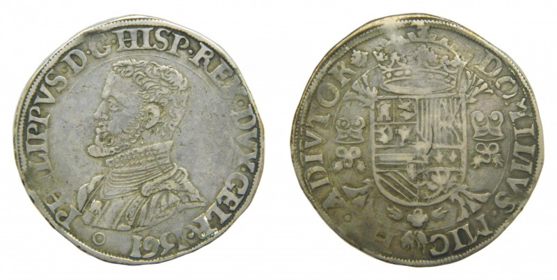 Felipe II (1556-1598). 1561. Nimega de Gueldres. 1 escudo de Felipe (Hrr1855). (...