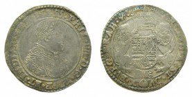 Felipe IV (1621-1665). 1655. Ducatón. Amberes. (Vti-1243) 32,67 gr. Ag.
mbc