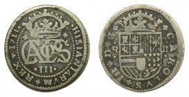 Carlos III Pretendiente ( 1700-1714). 1711. 2 Reales. Barcelona. (AC 32) 4,6 gr. Ag.
bc