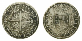 Felipe V (1700-1746). 1721 J. 2 reales. Sevilla. (AC 979). 5,82 gr. Ag.
mbc+
