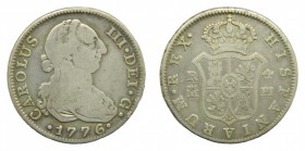 Carlos III (1759-1788). 1776 PJ. 4 reales. Madrid. (AC 858). 13,04 gr. Ag.
bc