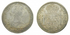 Carlos III (1759-1788). 1779 FF. 8 reales. México. (AC 1118). 26,99 gr. Ag. Pátina.
mbc+