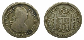 Carlos IV (1788-1808). 1798 IJ. 1 real. Lima. (AC 397). 3,17 gr. Ag.
mbc-
