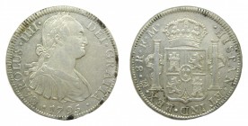 Carlos IV (1788-1808). 1795 FM. 8 reales. México. (AC 958). 26,88 gr. Ag.
mbc