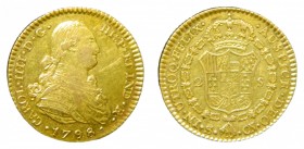 Carlos IV (1788-1808). 1798 CN. 2 escudos. Sevilla. (AC 1434). 6,82 gr. Au.
mbc+