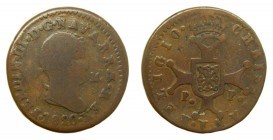 Fernando VII (1808-1833). 1820. 3 maravedís. Pamplona. (AC 46). Cobre.
bc+