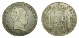 Fernando VII (1808-1833). 1823 SP. 20 reales. Barcelona. (AC 1146). 26,86 gr. Ag.
mbc