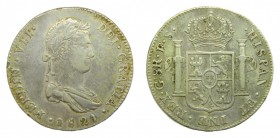 Fernando VII (1808-1833). 1821 FS. 8 reales. Guadalajara. (AC 1210). 26,71 gr. Ag.
mbc-