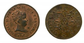 Isabel II (1833-1868). 1842. 1 maravedí. Jubia. (AC 32). RARO en esta conservación.
sc