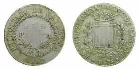 Isabel II (1833-1868). 1837 PS. 1 peseta. Barcelona. (AC 272). 5,79 gr. Ag.
bc