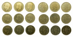 Juan Carlos I (1975-2014). Lote 9 monedas de 100 pesetas. 1983. (AC 126).
sc