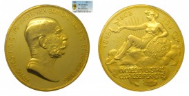 Austria. 100 Coronas. 1908. (KM#2812). 60 Th Anniversary. Franz Joseph I. 33,88 gr. Au. PCGS MS62. MUY RARA.
MS62
