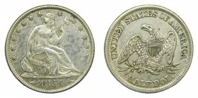 Estados Unidos. 1/2 Dólar. 1854 O. New Orleans. (KM#82). Seated Liberty.
mbc+