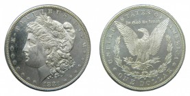 Estados Unidos. Dólar Morgan. 1881 S. San Francisco. (KM#110). 26,82 gr. Ag. Parece Proof. Espectacular. Leve marquita en anverso.
sc