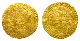 Francia. Felipe VI. (1328-1350). Ecu a la Chaise. (Dup. 249). 4,48 gr. Au. Escasa.
mbc