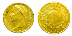 Francia. 20 francos. 1813. Utrech. Napoleón I. (KM#695.11). 6,42 gr. Au.
ebc-