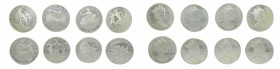 Gibraltar. Set 8 monedas plata 925. Olimpiadas Barcelona. (KM#66a, 67a, 68a, 69a, 70a, 71a, 72a, 73a). 28,28 gr. c/u.
fdc