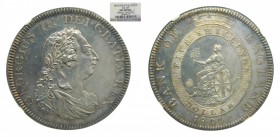 Gran bretaña. Dollar. 1804. (KM#Tn1) (Seaby-3768). George III. (NGC UNC details). Surface hairlines. Bank of England.
unc
